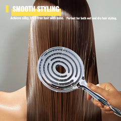 Everetched brosse bois naturel, démêlage en douceur grâce aux poils naturels.