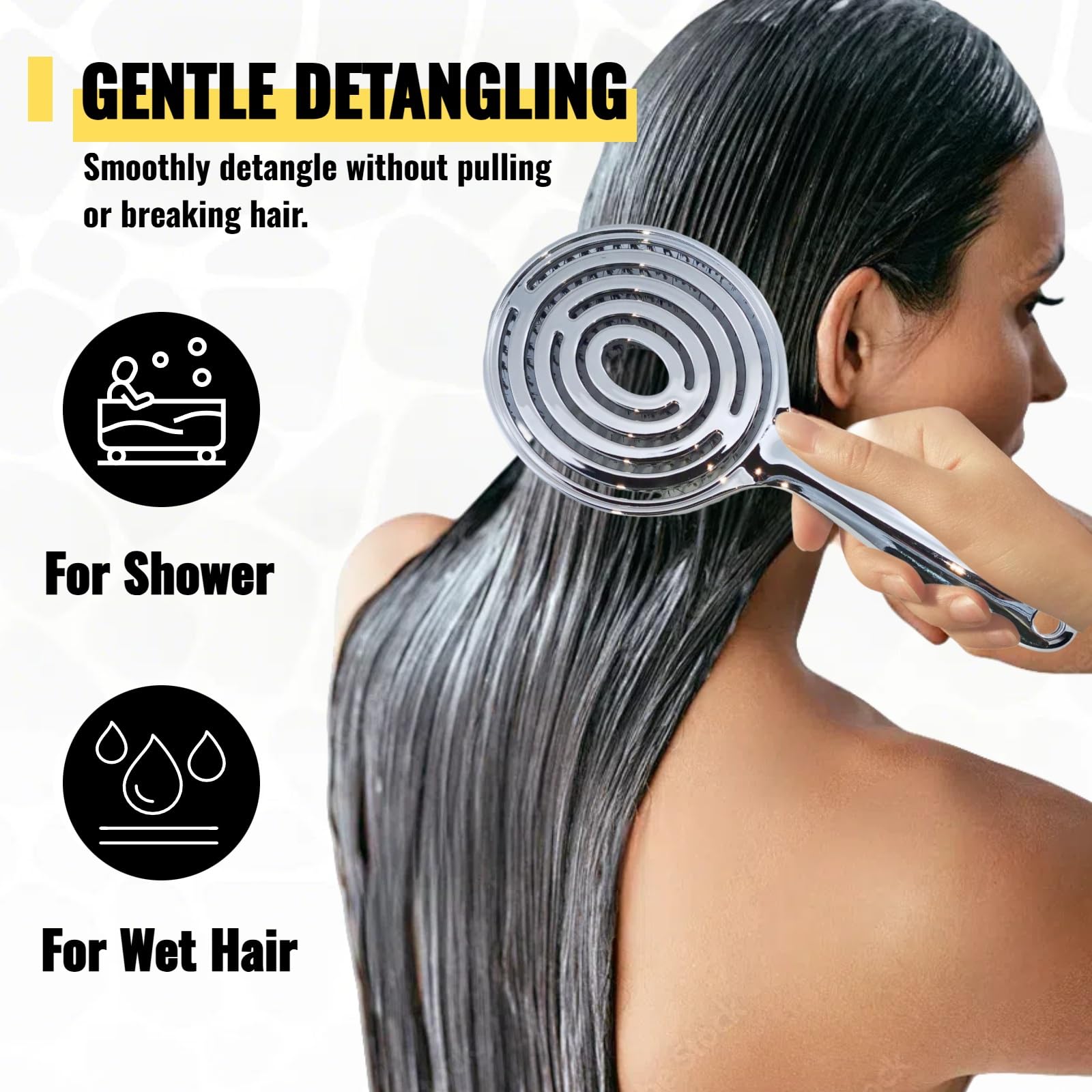 Everetched tête spirale de 4 pouces couvre largement les longueurs pour un fini lisse.