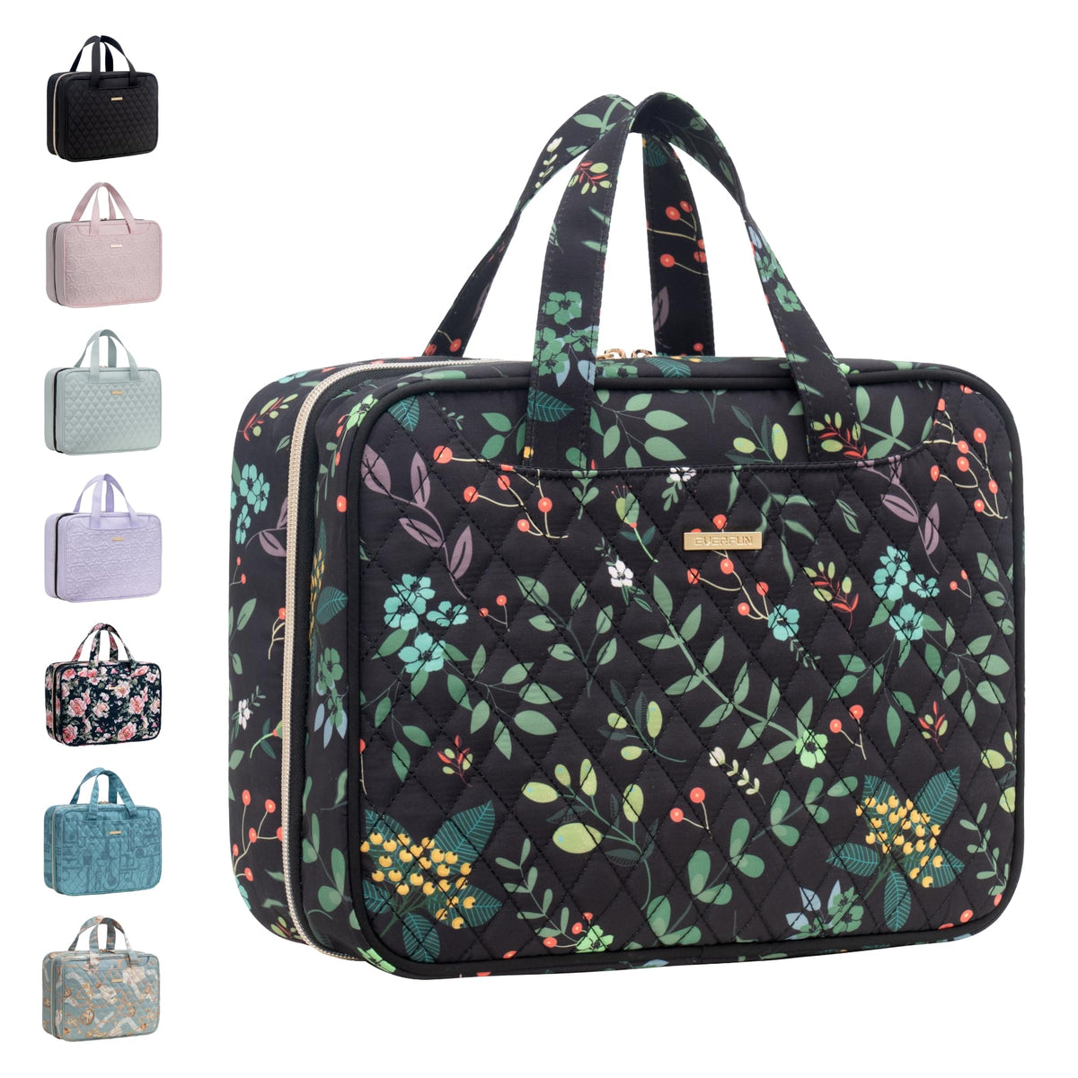 Everfun sac toilette voyage a pendre, pratique pour gagner de la place lors des déplacements