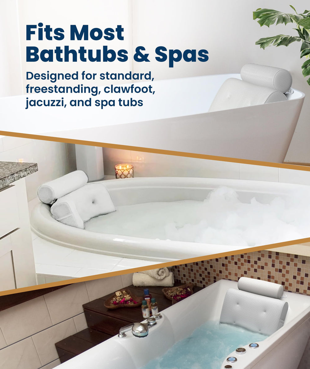 Poche intégrée Everlasting Comfort pour ranger vos essentiels de bain.