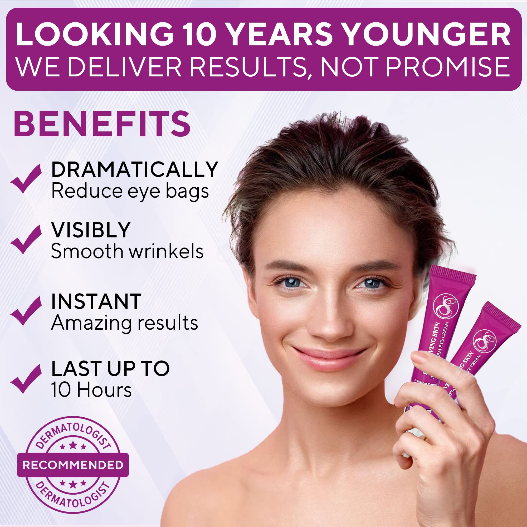 Everliving Skin Crème Yeux atténue les rides et les cernes pour un regard lissé.