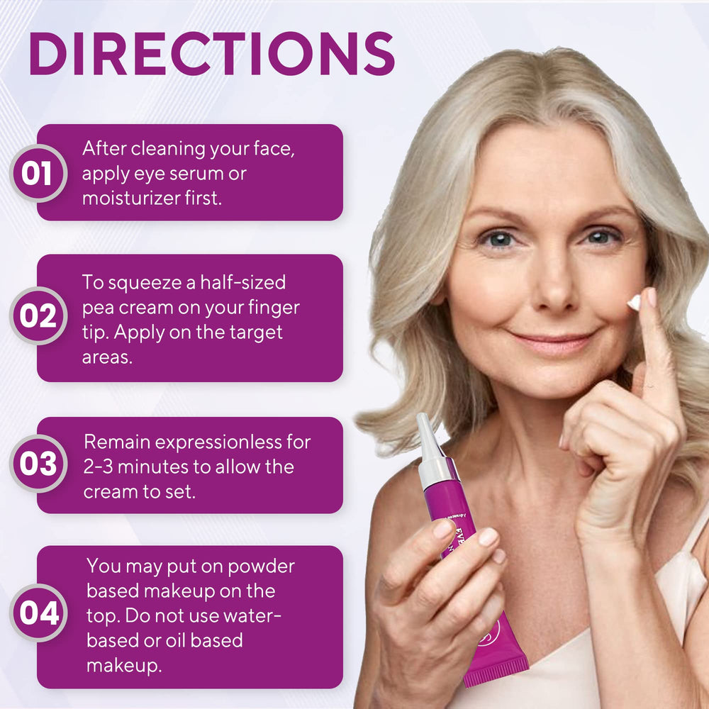 Everliving Skin Crème Yeux teinte neutre sans residu blanc.