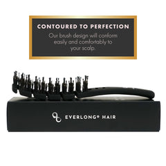 Everlong brosse extensions : adaptée pour cheveux souples sans dommages.