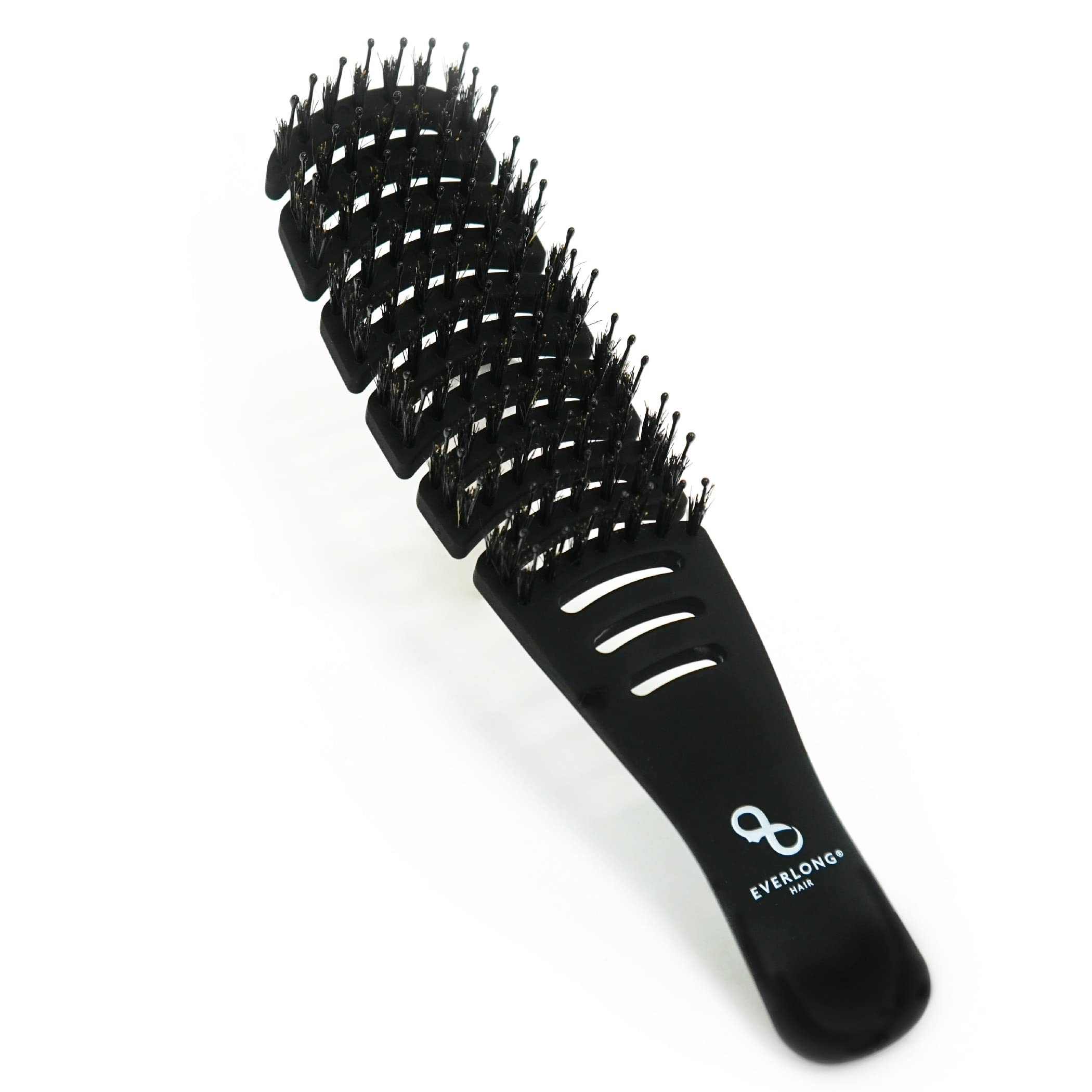 Everlong brosse poils sanglier : démêlage en douceur et brillance naturelle.