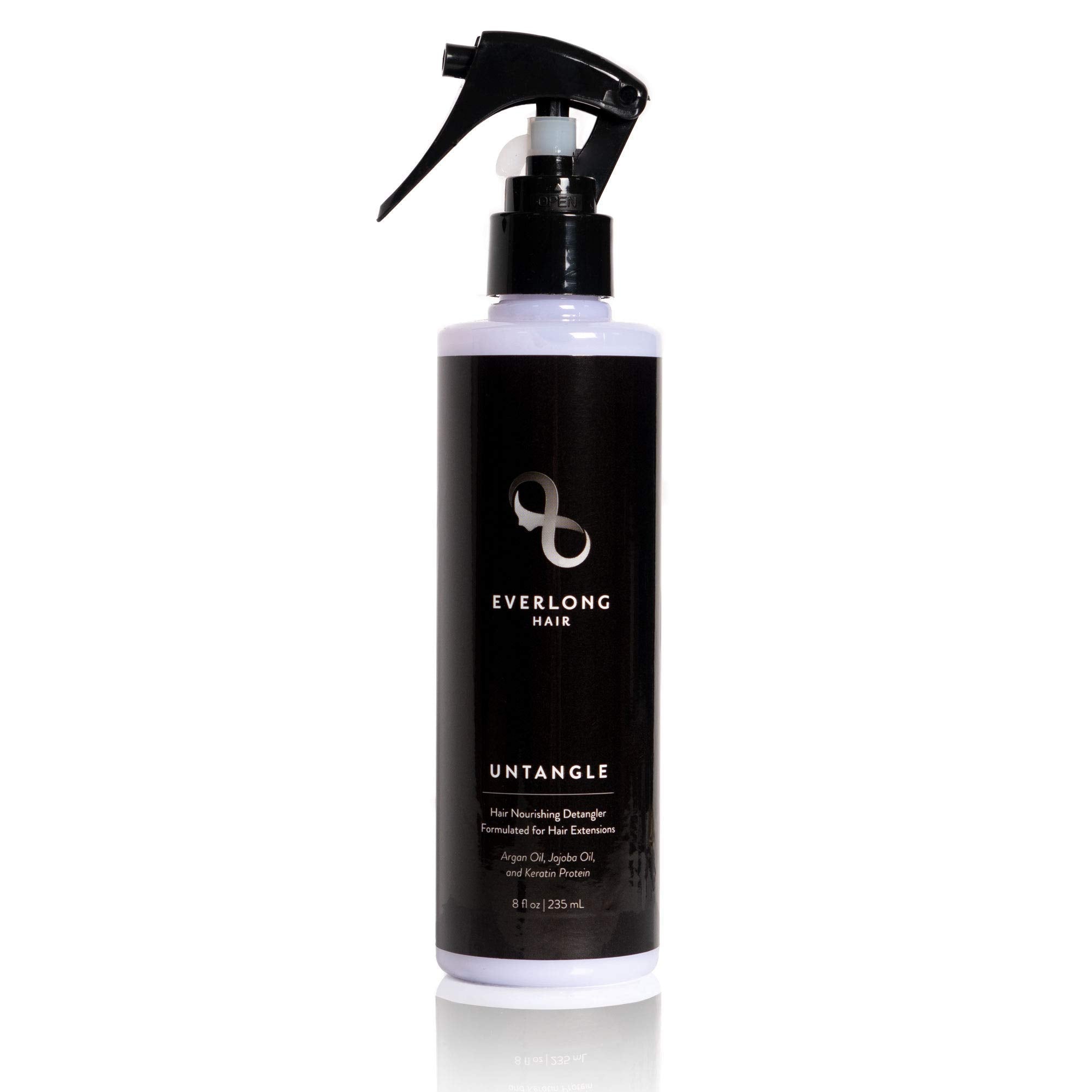 Everlong démêlant spray pour extensions et perruques, démêle en douceur.