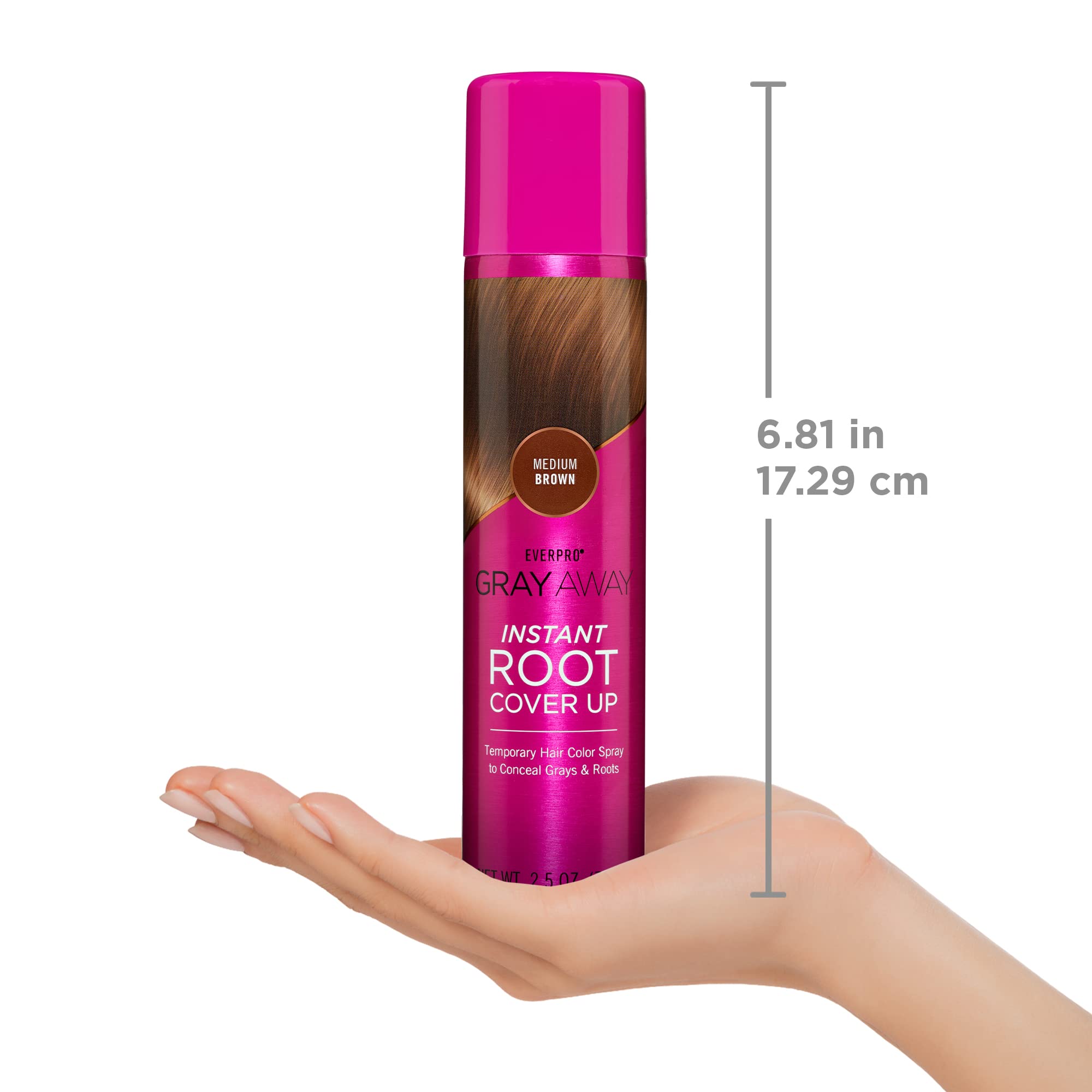 Everpro couleur brun moyen pour un rendu harmonieux sur cheveux.