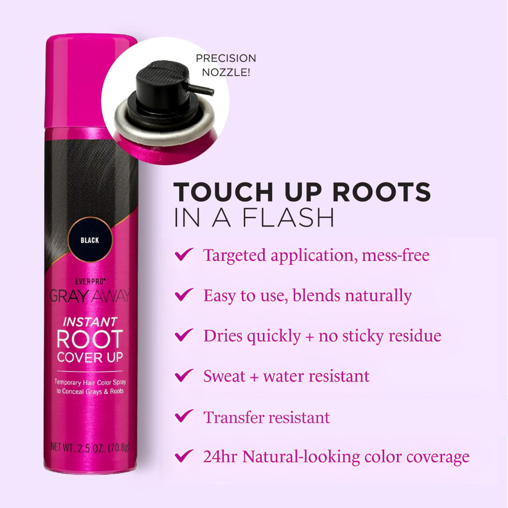 Everpro Gray Away correspondance couleur noir résultat harmonieux et naturel.