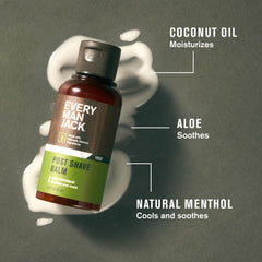 Aloe vera intégrée dans le baume Every Man Jack pour hydrater durablement la peau.