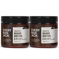 Beurre barbe sans parfum Every Man Jack, texture riche nourrissante.