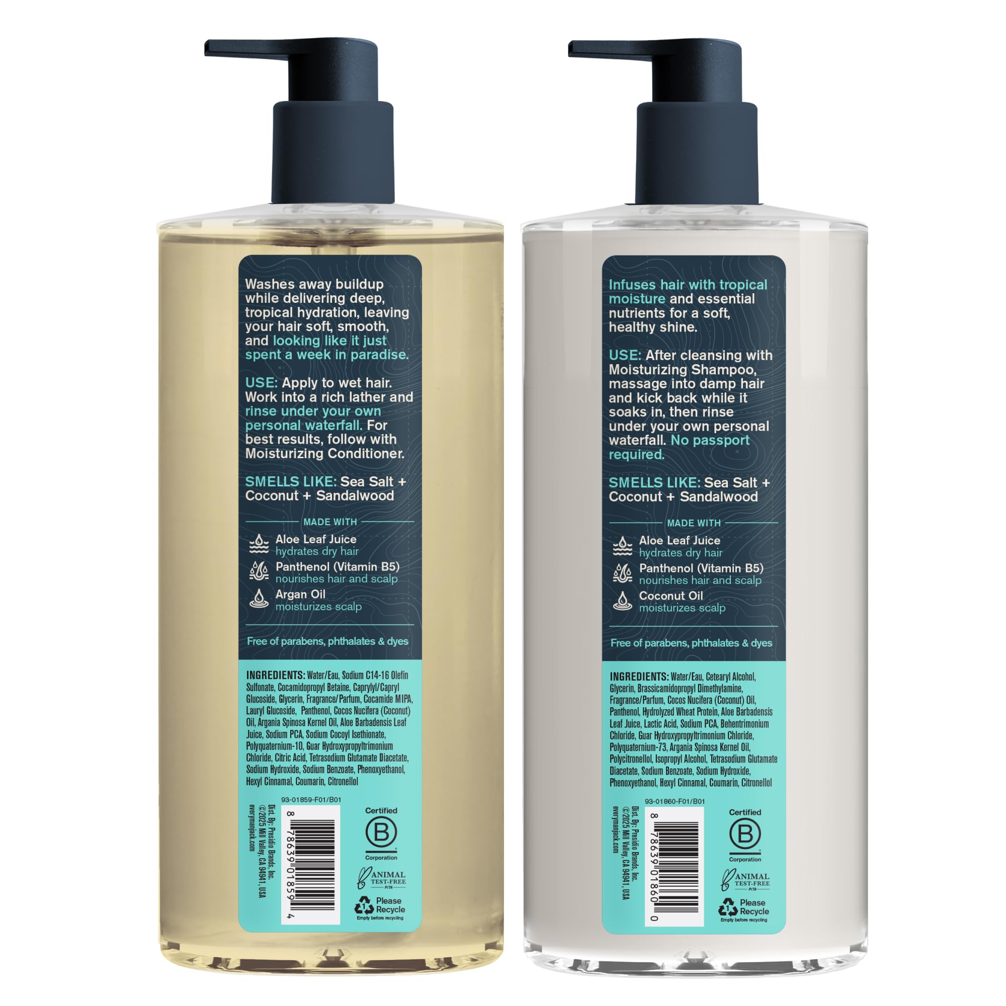Every Man Jack Après-shampoing Caribbean Coconut, parfum durable après chaque utilisation