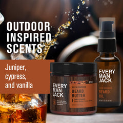 Coffret soin barbe Every Man Jack, ensemble pratique pour routine quotidienne.