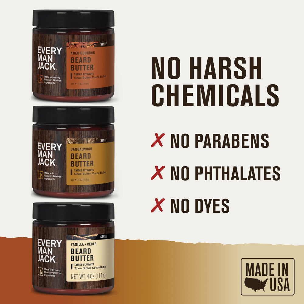 Every Man Jack coffret-trio 4oz: format pratique pour voyage.