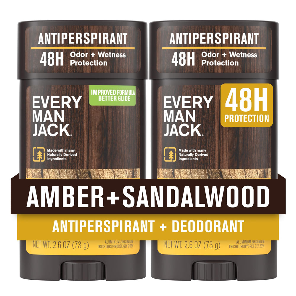 Every Man Jack Amber et Santal, bouteille élégante protégeant des odeurs