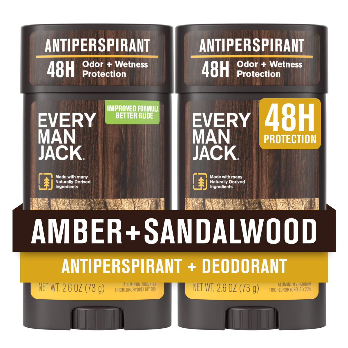 Every Man Jack Amber et Santal, bouteille élégante protégeant des odeurs