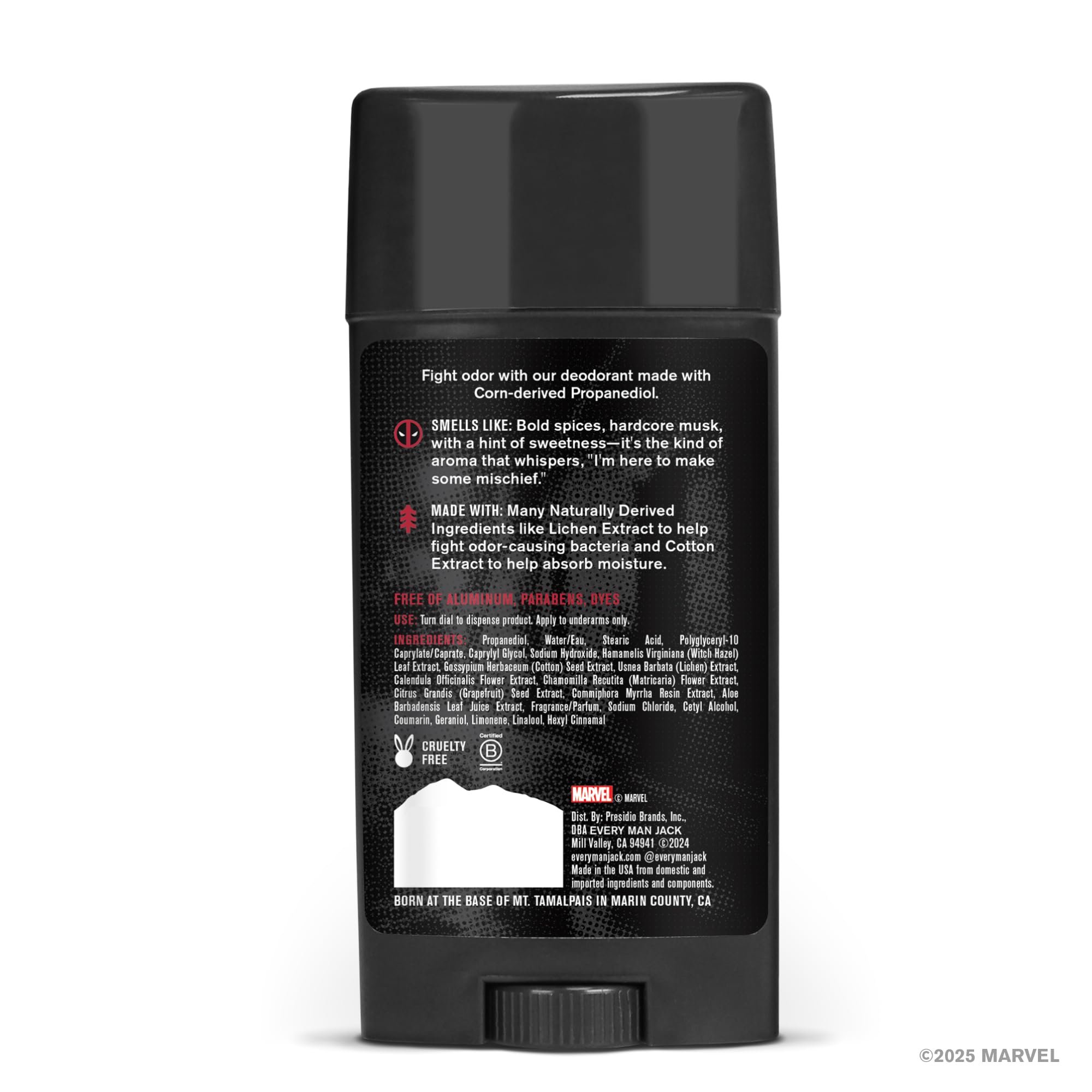 Fabriqué aux États-Unis, certification B Corp – Every Man Jack.