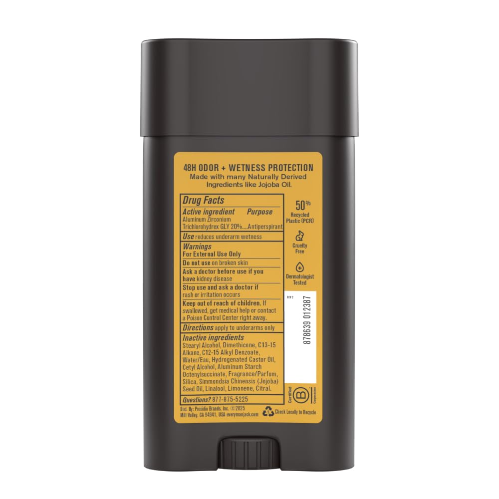 Every Man Jack Amber et Santal, rituel quotidien pour homme actif