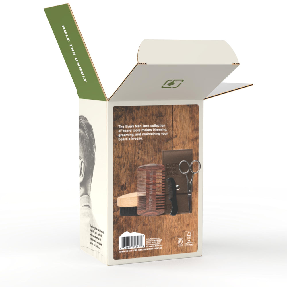 Every Man Jack design responsable, outils barbe durables et éthiques