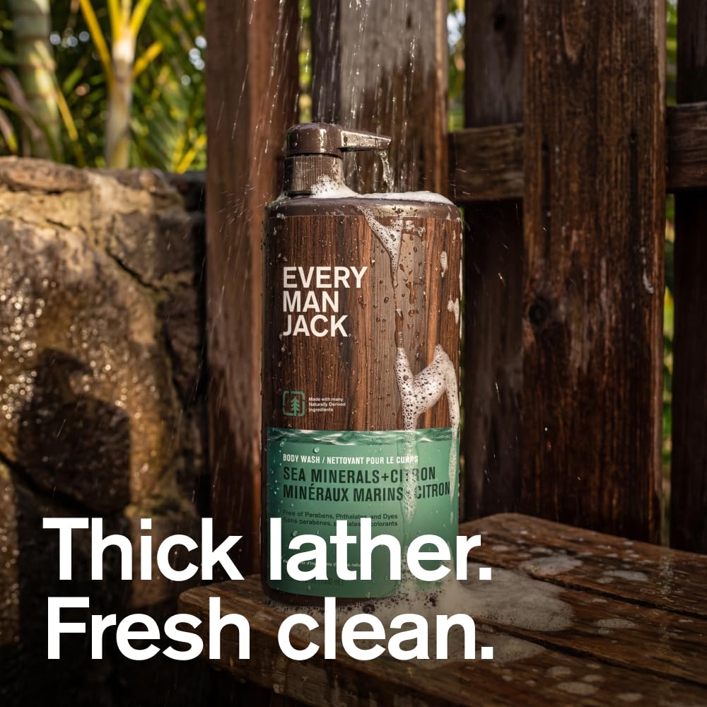 Every Man Jack – mousse généreuse pour un nettoyage en douceur.