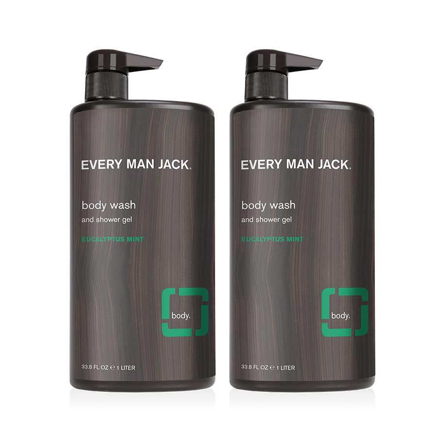 Every Man Jack Eucalyptus Menthe – produit sans parabènes et colorants pour une utilisation sereine
