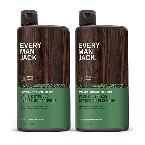 Every Man Jack Pacifique Cypres, flacon quotidien pour routine masculine.