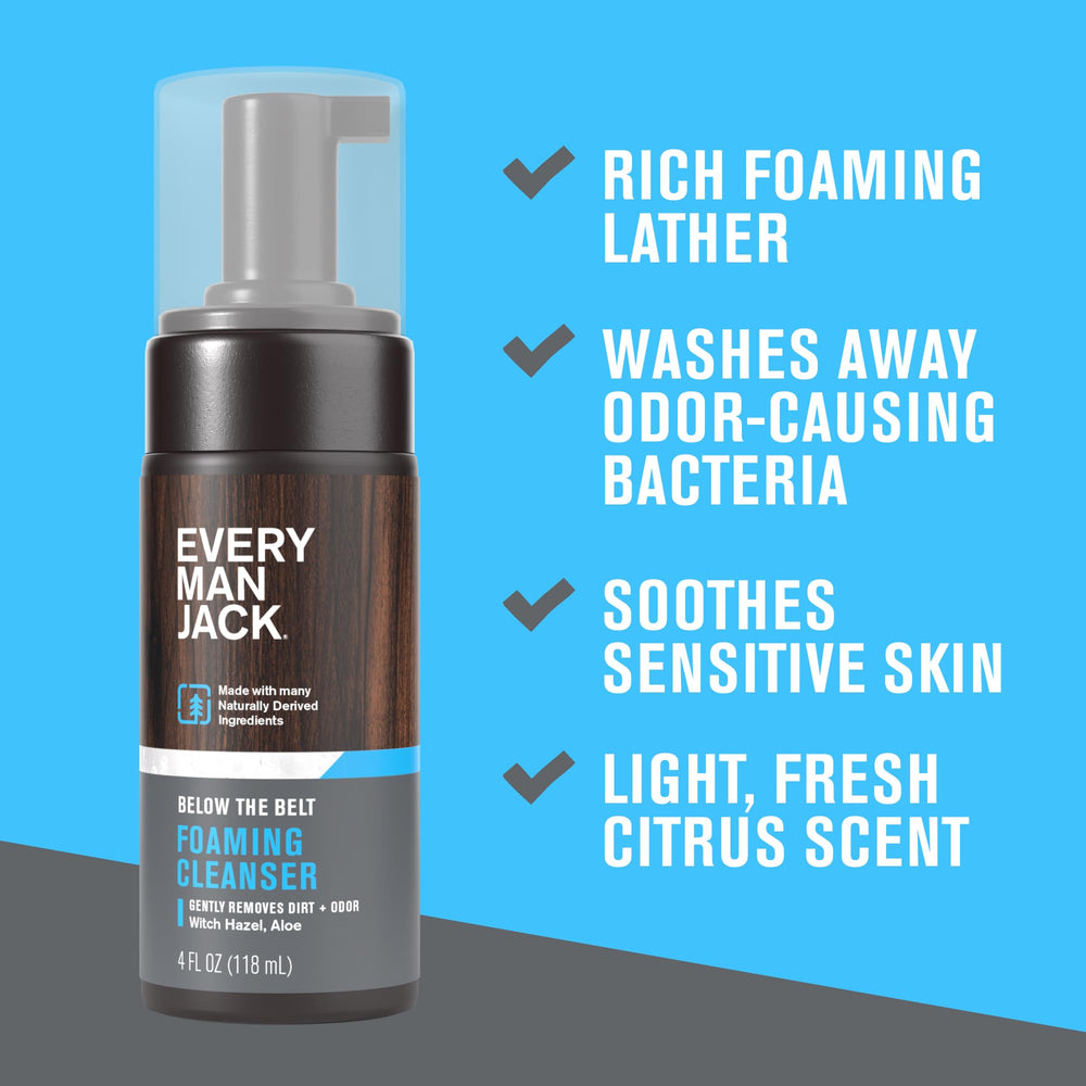 Every Man Jack formule hamamélis et aloé vera: nettoyage doux et hydratant.