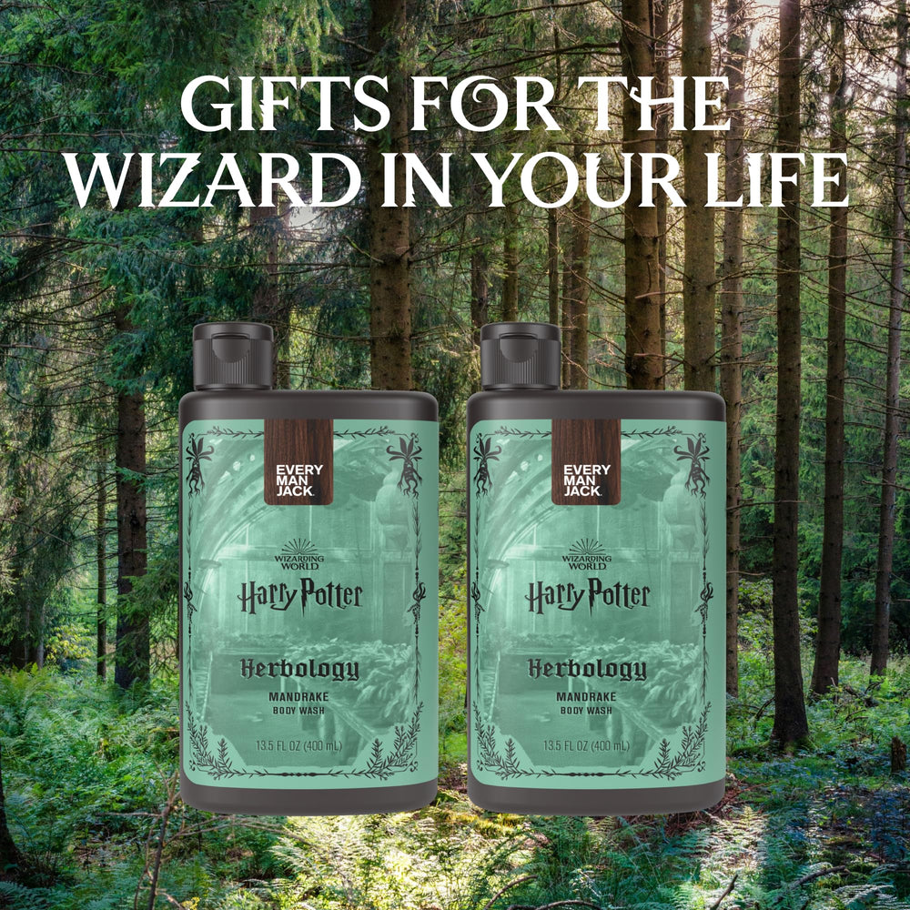 Every Man Jack Harry Potter Collector – boîte détaillée, présentation soignée.