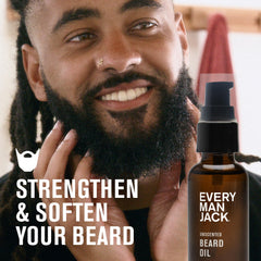 Ingrédients karité et argan visibles, nourrissent la barbe et la peau.