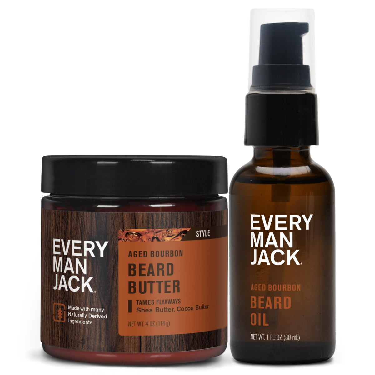Huile barbe Every Man Jack, flacon, hydrate et adoucit les barbes sèches.