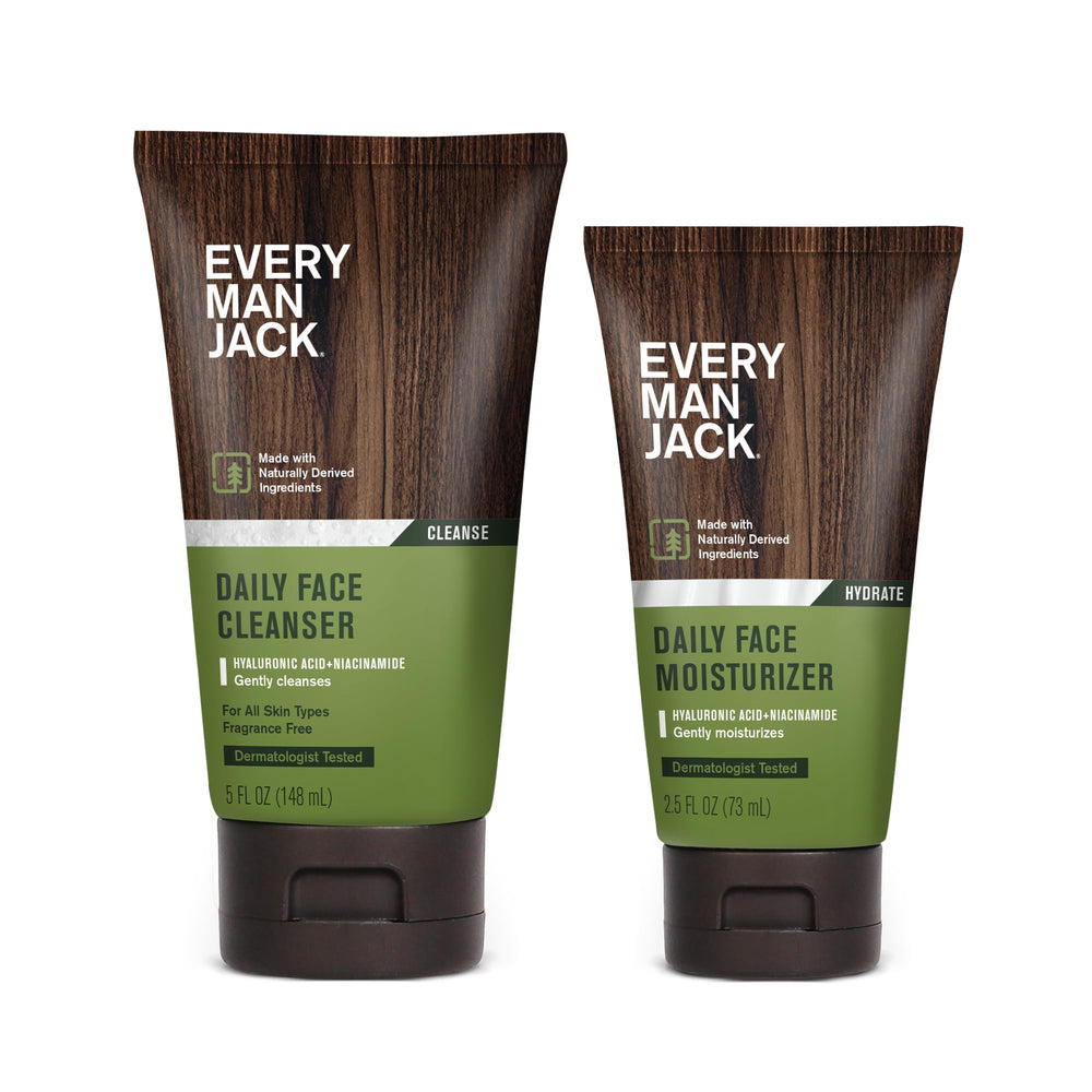 Every Man Jack Lave-visage quotidien: nettoie en douceur sans dessèchement.