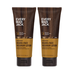 Every Man Jack – lotion récupération barbe et visage, hydratation efficace et parfum frais.