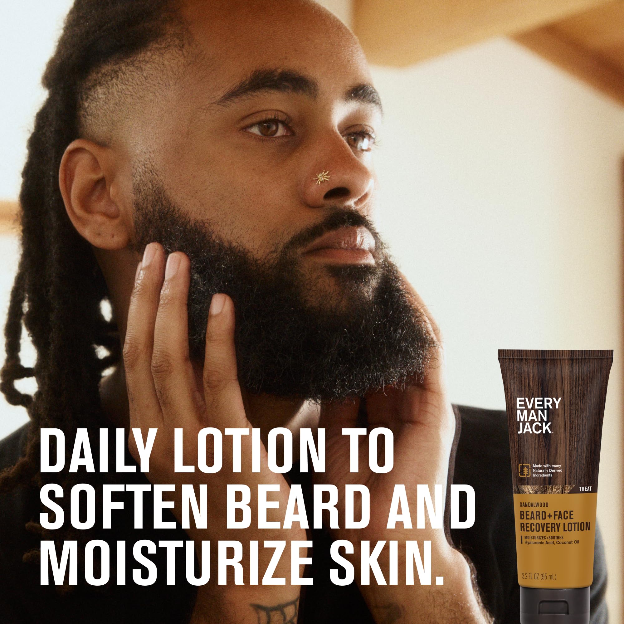 Every Man Jack – soin barbe et peau, apaisement et hydratation douce.