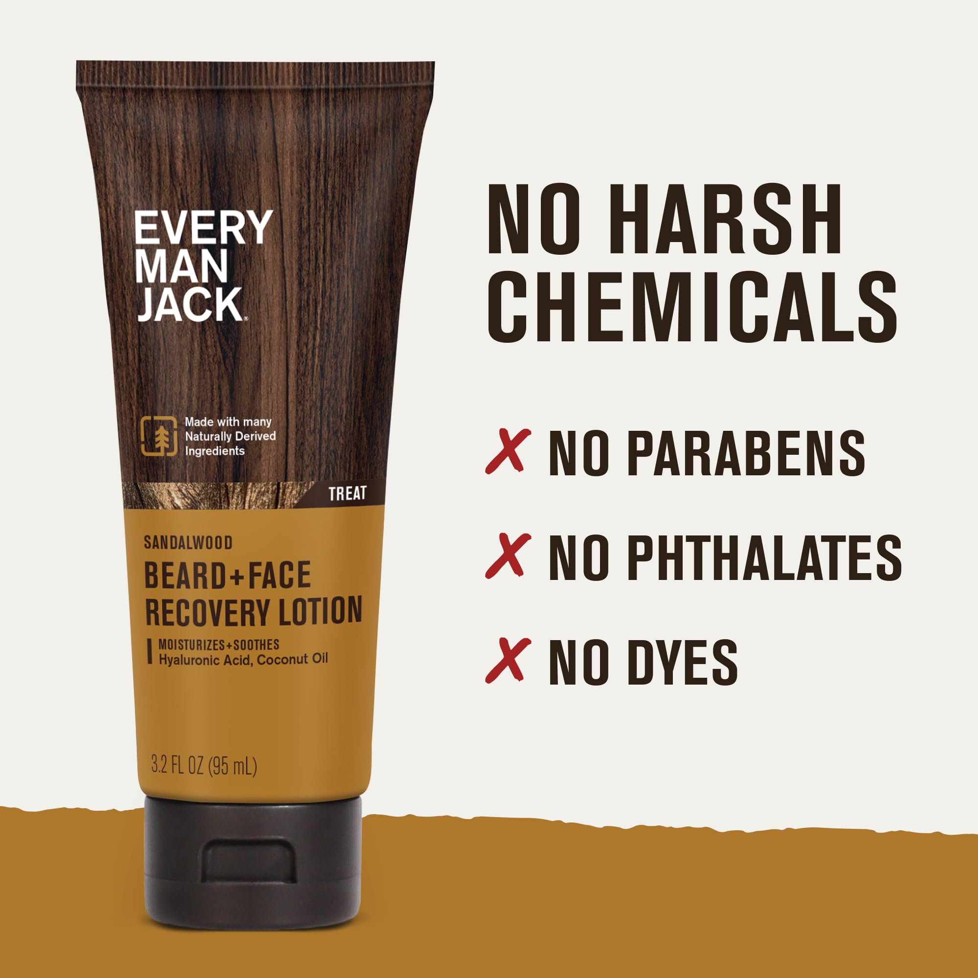 Every Man Jack – lot de 2 flacons pratique pour l'entretien quotidien.