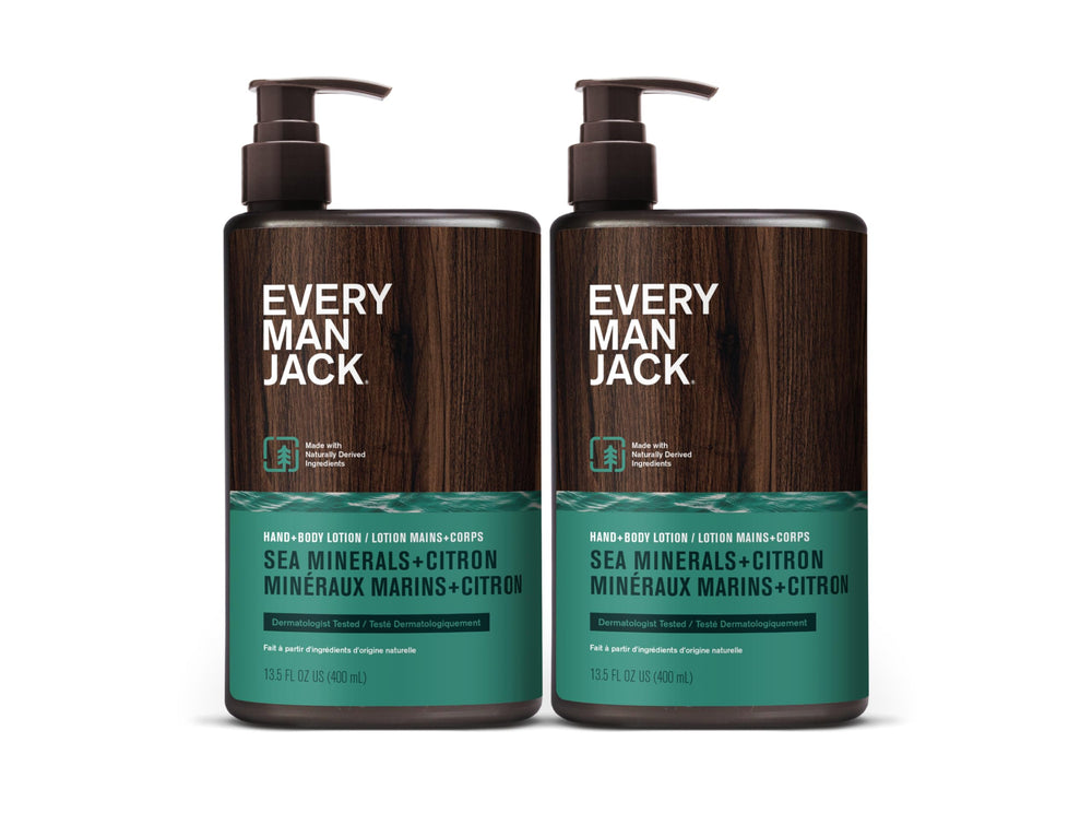 Emballage pratique Double bouteilles Every Man Jack 13,5 oz