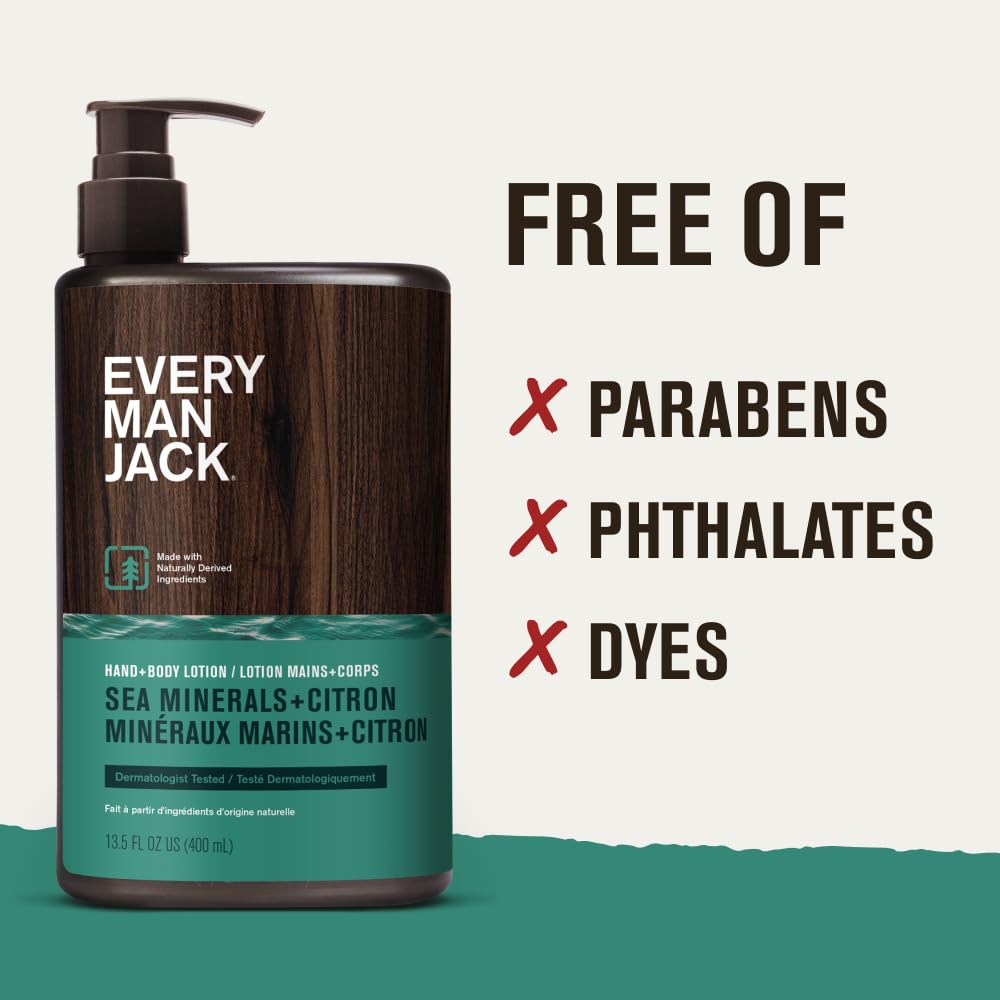 Formule hypoallergénique Every Man Jack idéale peau sensible