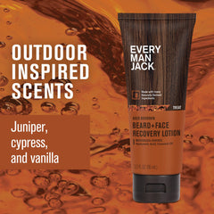 Every Man Jack – texture crème légère avec absorption rapide.