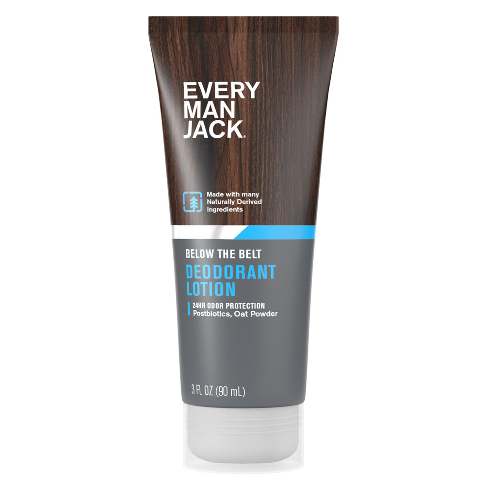 Every Man Jack flacon 3oz déodorant lotion masculin, protection contre odeur et humidité.