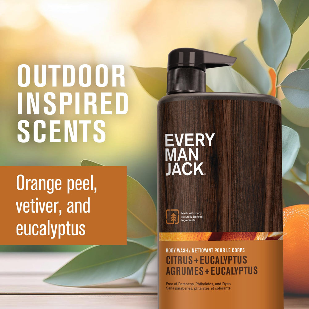 Every Man Jack mousse douceur Citrus-Eucalyptus pour homme