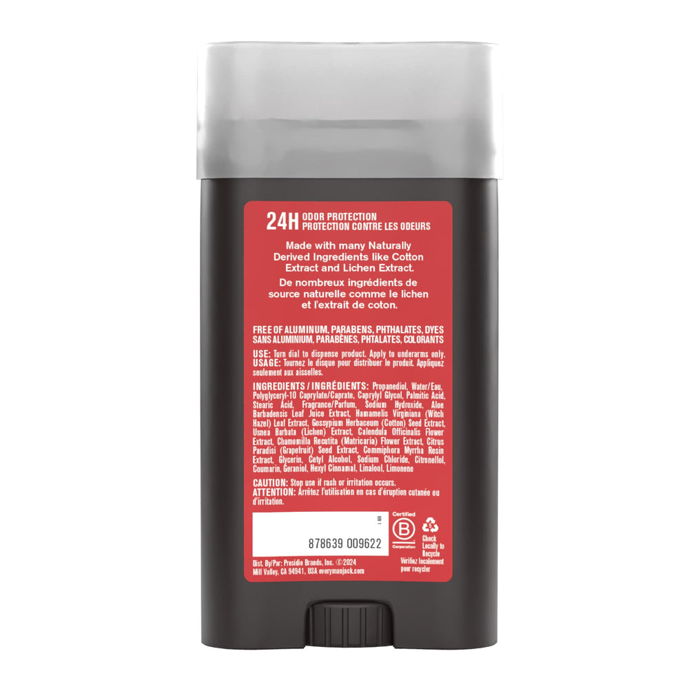 Every Man Jack notes de cèdre et sauge pour une routine fraîche et naturelle.