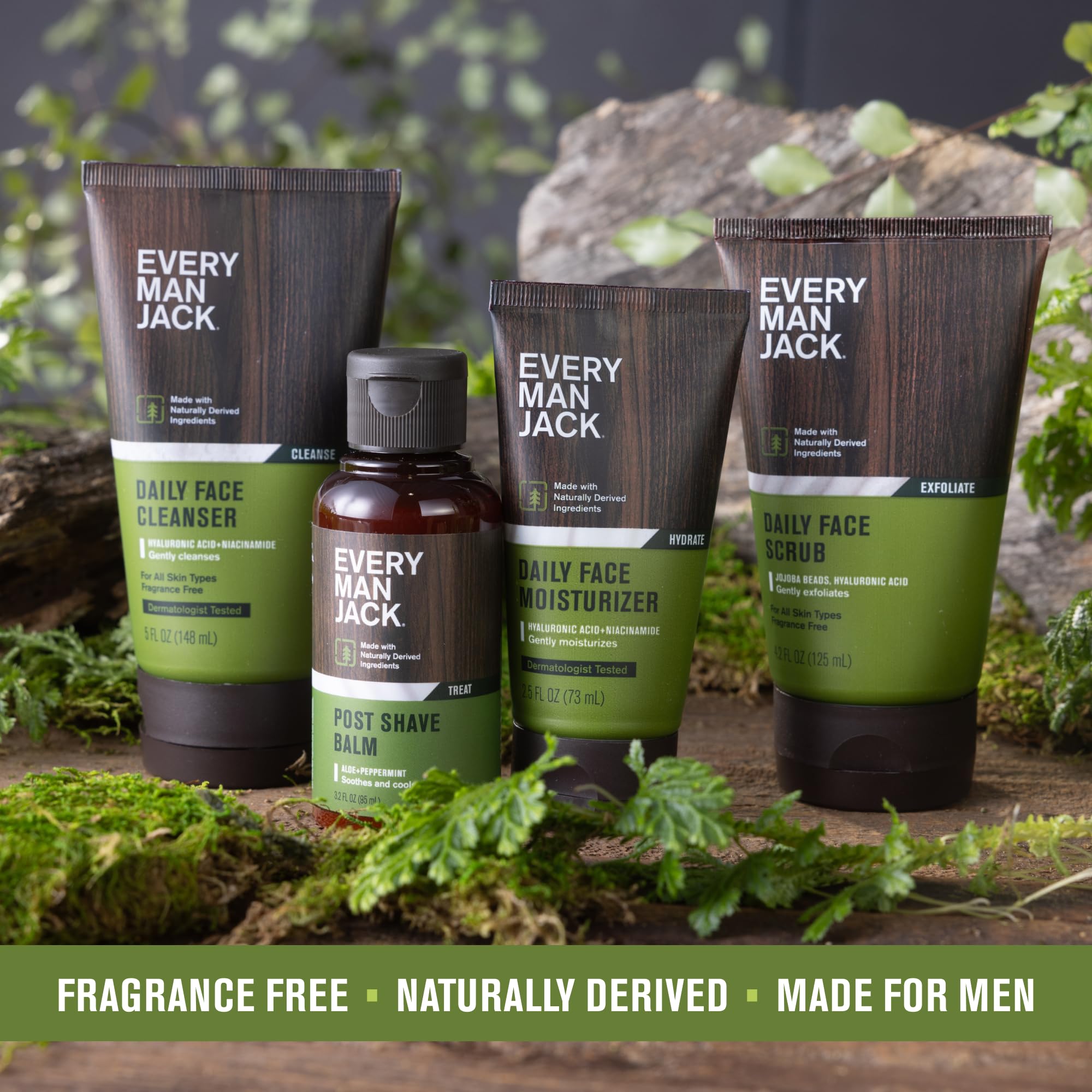 Pack double Every Man Jack gommage visage pour routine simplifiée