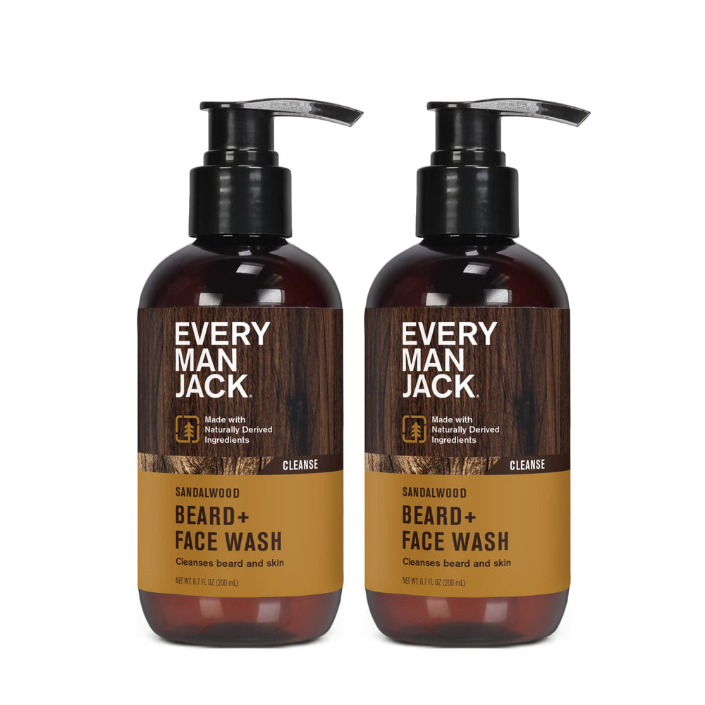 Every Man Jack packaging sleek design on product display