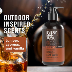Every Man Jack mousse nettoyante apaise barbe et peau sans dessécher.