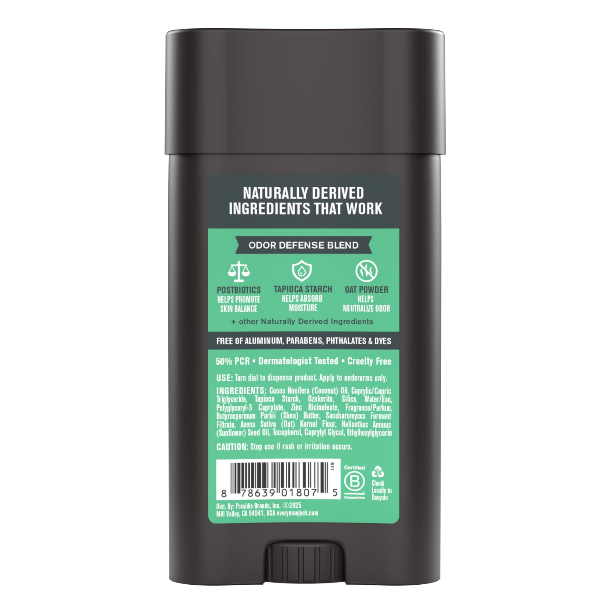 Routine masculine simplifiée avec le Déodorant Coastal Surf Every Man Jack