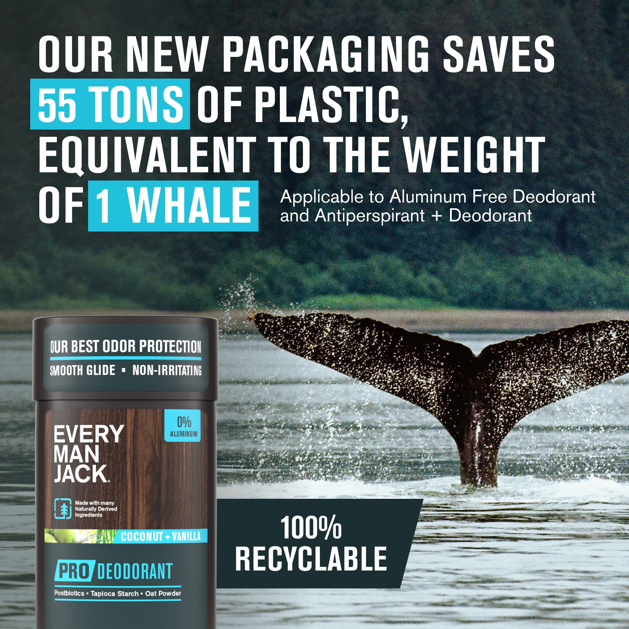 Every Man Jack Déodorant Pro – usage quotidien facile pour une fraîcheur durable.