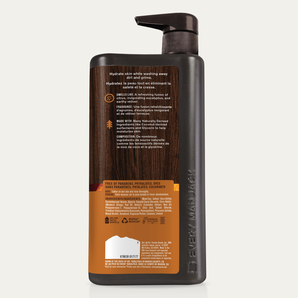 Every Man Jack rafraîchissement Citrus-Eucalyptus douche homme