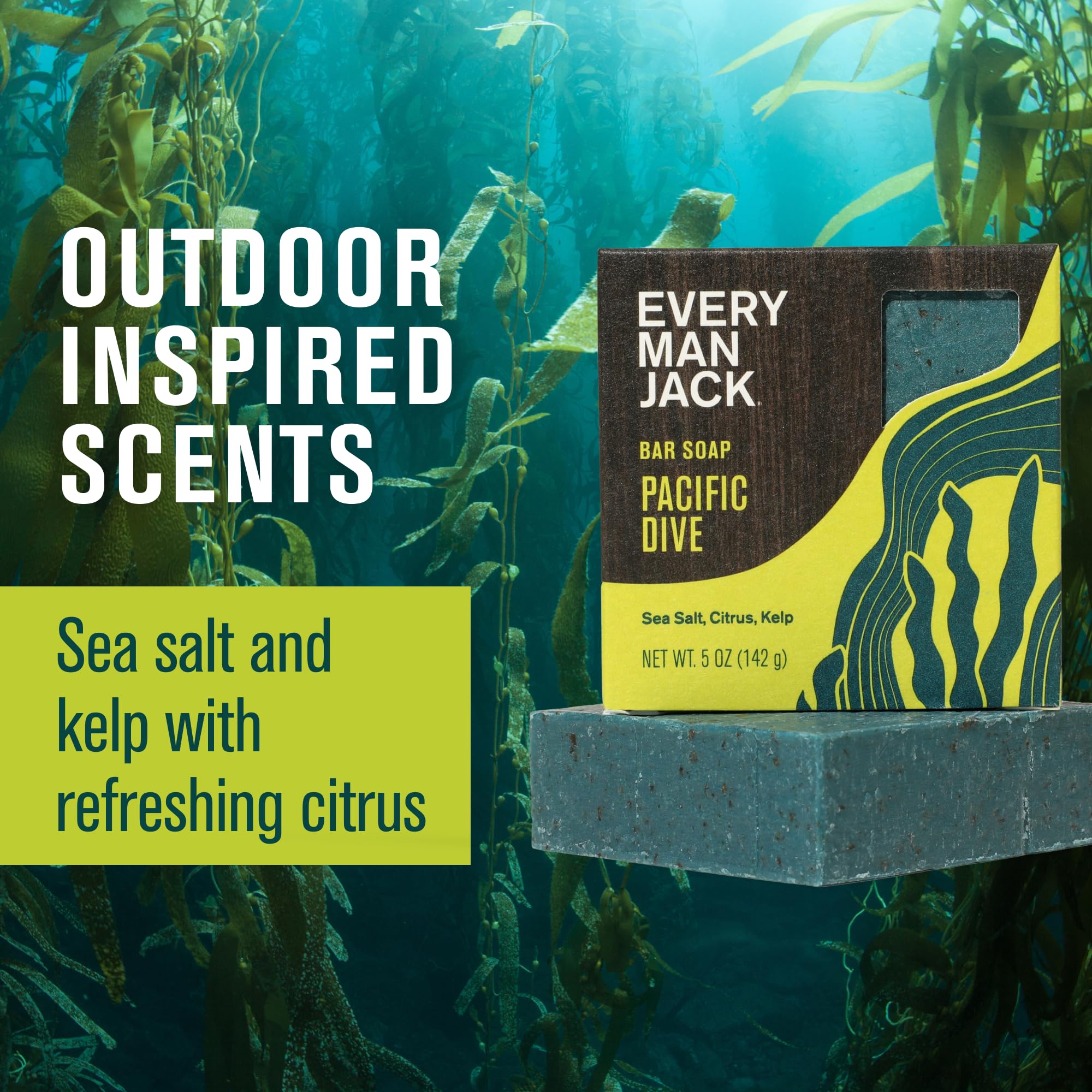 Every Man Jack Pacifique Zeste Citron: parfum frais et revitalisant.