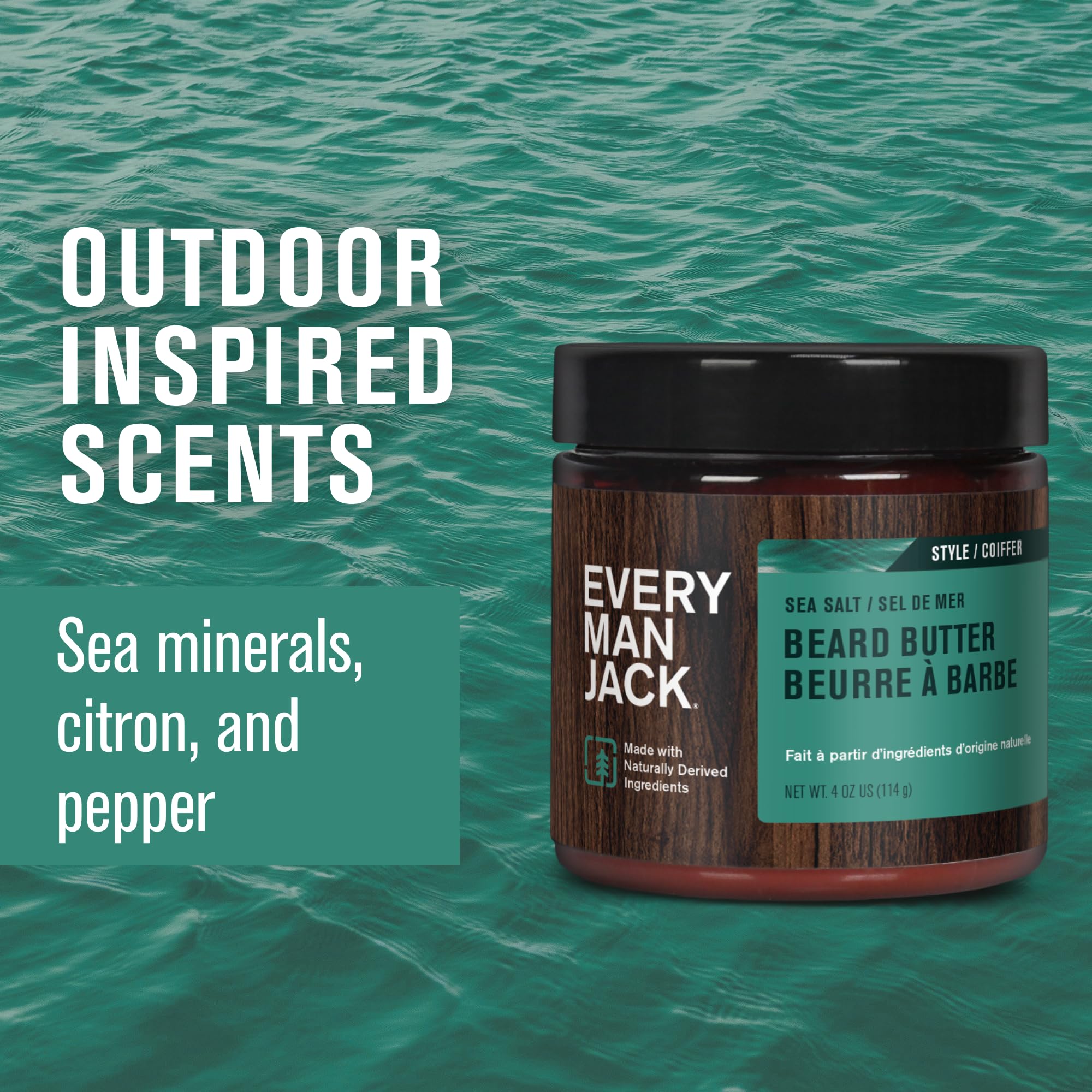 Every Man Jack texture légère qui n’alourdit pas la barbe.