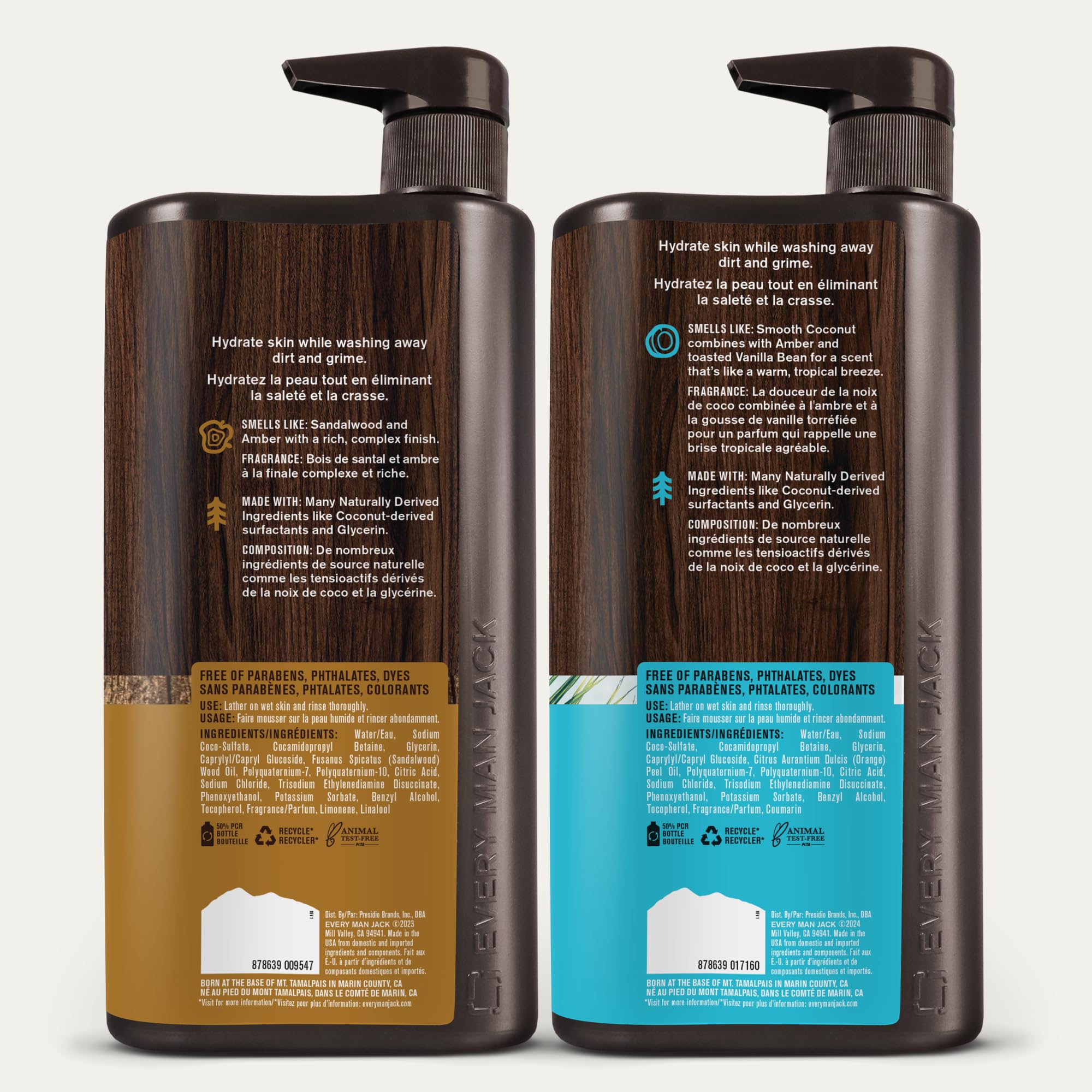Utilisation quotidienne du gel douche Every Man Jack pour une douche efficace.