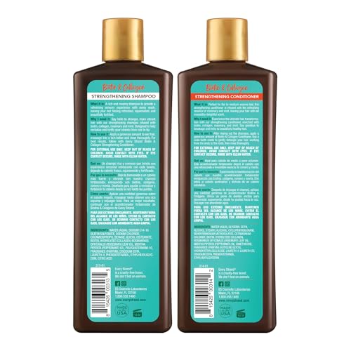 Après-shampoing biotine-collagène Every Strand, soin concentré pour longueurs lisses