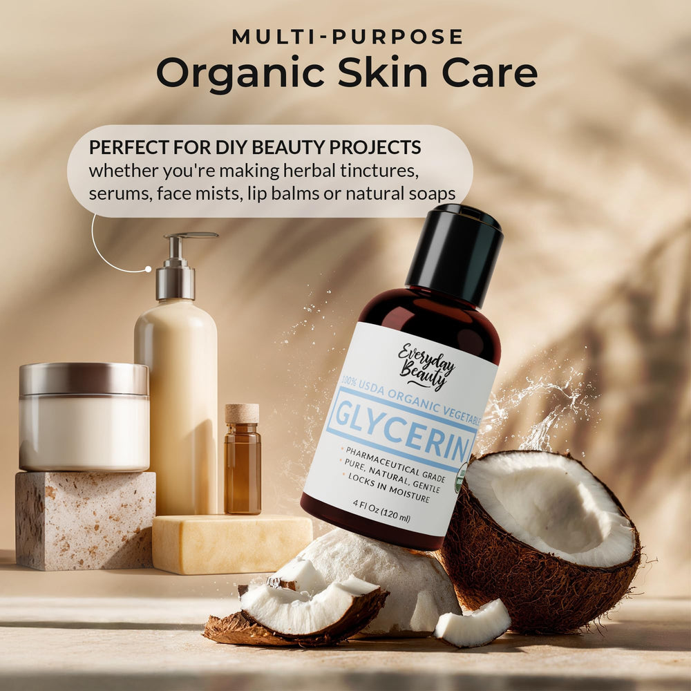 Glycérine Everyday Beauty — soin-cheveux : hydratation légère et brillance naturelle.