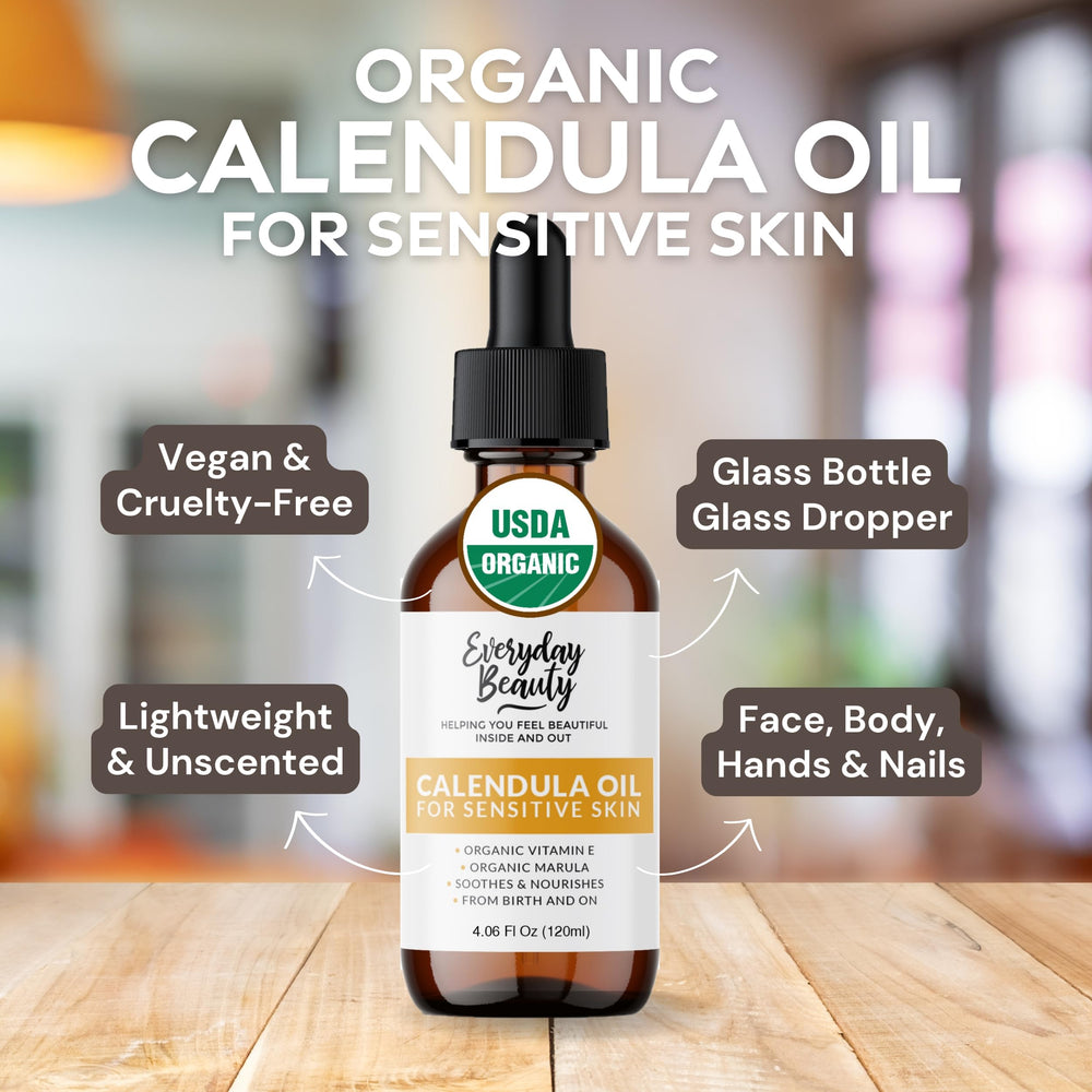 Utilisation visage et corps, soin polyvalent Everyday Beauty Calendula.